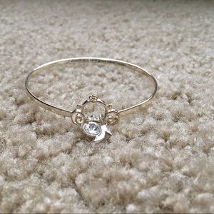 Disney cinderella bracelet with swarovski crystal